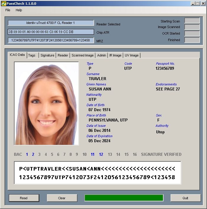 passport number validation check